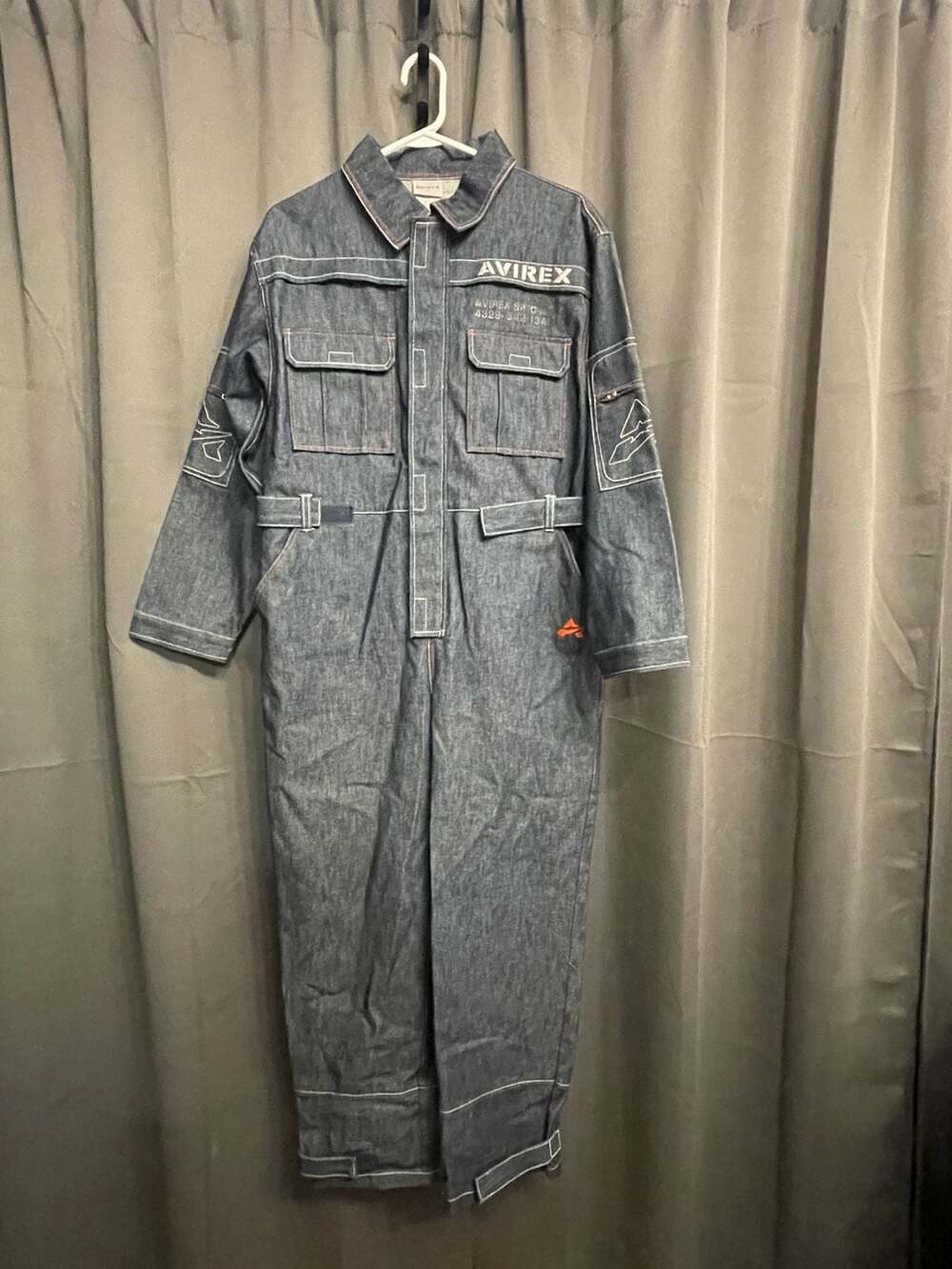 Avirex Tactical Systems GPS Stealth Mission Denim Jumpsuit Coveralls